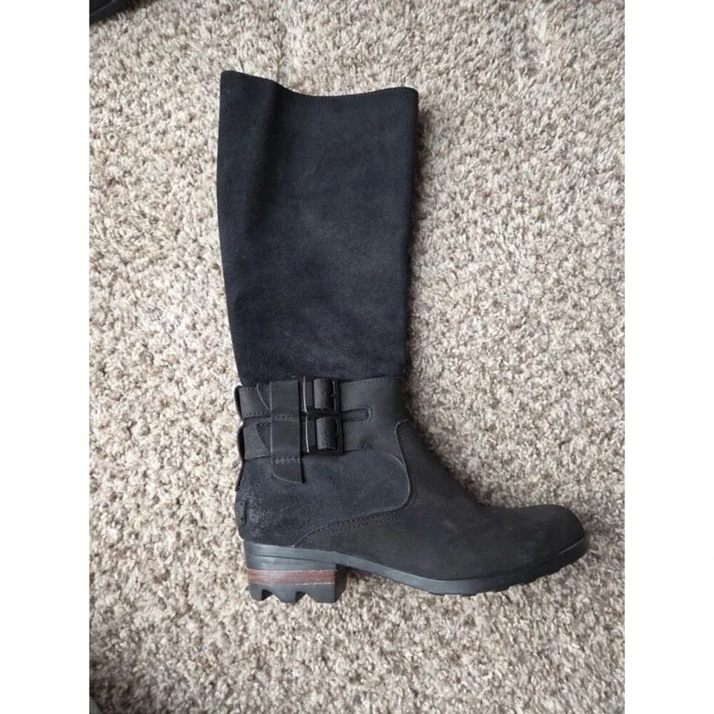 Sorel black lolla II tall boots